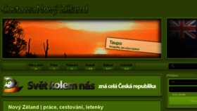 What Cestananovyzeland.cz website looked like in 2017 (6 years ago)