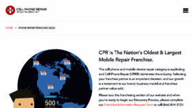 What Cpr-franchise.com website looked like in 2017 (6 years ago)