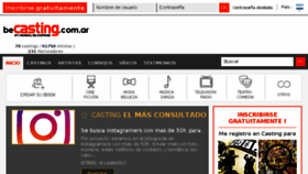 What Casting-argentina.com website looked like in 2017 (6 years ago)