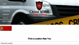 What Crimecleaners.com website looked like in 2017 (6 years ago)