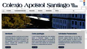 What Colegioapostol.com website looked like in 2017 (6 years ago)