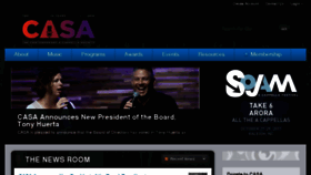 What Casa.org website looked like in 2017 (6 years ago)