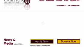 What Campion.edu.au website looked like in 2017 (6 years ago)