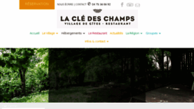What Cledeschamps.com website looked like in 2017 (6 years ago)