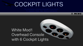 What Cockpitlights.com website looked like in 2017 (6 years ago)
