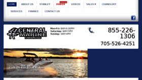 What Centralmarine.ca website looked like in 2017 (6 years ago)