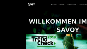 What Club-savoy.de website looked like in 2017 (6 years ago)