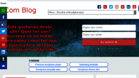 What Comblog.com.br website looked like in 2017 (6 years ago)