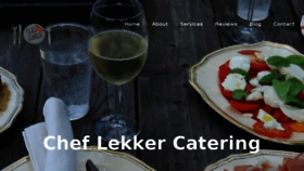 What Cheflekker.com website looked like in 2017 (6 years ago)