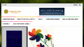 What Craftlikethis.com website looked like in 2017 (6 years ago)