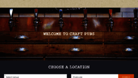 What Craft-pubs.co.uk website looked like in 2017 (6 years ago)