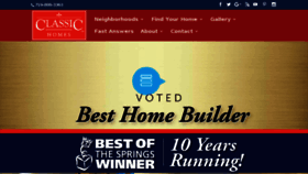 What Classichomes.com website looked like in 2017 (6 years ago)