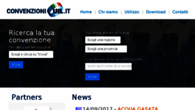 What Convenzioniuil.it website looked like in 2017 (8 years ago)