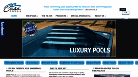 What Casa-pools.com website looked like in 2017 (6 years ago)