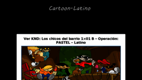 What Cartoon-latino.com website looked like in 2017 (6 years ago)