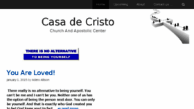 What Casadecristo.org website looked like in 2017 (6 years ago)