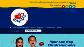 What Childrenlovetosing.com website looked like in 2017 (6 years ago)