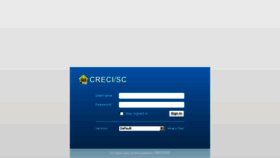What Creci-sc.gov.br website looked like in 2017 (6 years ago)