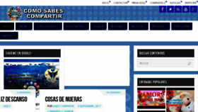 What Comosabes.com website looked like in 2017 (6 years ago)