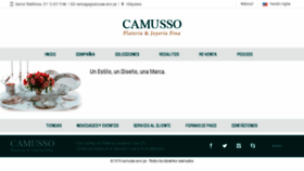 What Camusso.com.pe website looked like in 2017 (6 years ago)