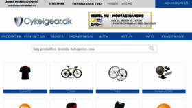 What Cykeltester.dk website looked like in 2017 (6 years ago)