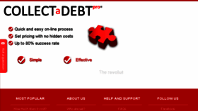 What Collectadebtpro.com website looked like in 2017 (6 years ago)