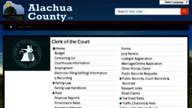 What Clerk-alachua-fl.org website looked like in 2017 (6 years ago)