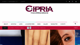 What Cipriamagazine.it website looked like in 2017 (6 years ago)