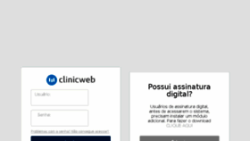 What Clinicweb.einstein.br website looked like in 2017 (6 years ago)