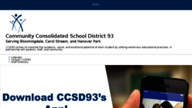 What Ccsd93.com website looked like in 2017 (6 years ago)