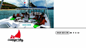 What Champagnesailing.com.au website looked like in 2017 (6 years ago)