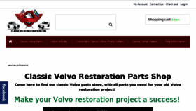 What Classicvolvorestoration.com website looked like in 2017 (6 years ago)