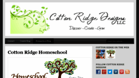 What Cottonridgedesigns.com website looked like in 2017 (6 years ago)