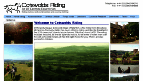 What Cotswoldsriding.co.uk website looked like in 2017 (6 years ago)