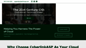 What Cyberlinkasp.com website looked like in 2017 (6 years ago)
