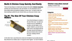 What Chickencoopplansmanual.com website looked like in 2017 (6 years ago)