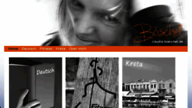What Claudia-boeschel.de website looked like in 2017 (6 years ago)