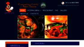 What Casuarinacurry.com website looked like in 2017 (6 years ago)