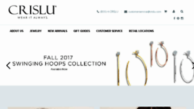 What Crislu.com website looked like in 2017 (6 years ago)