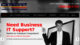 What Catalystcomp.com.au website looked like in 2017 (6 years ago)