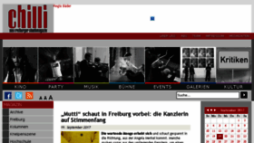 What Chilli-freiburg.de website looked like in 2017 (6 years ago)