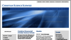 What Christianscience.ch website looked like in 2017 (6 years ago)