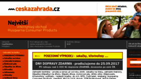 What Ceskazahrada.cz website looked like in 2017 (6 years ago)