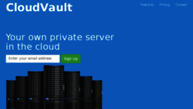 What Cloudvault.me website looked like in 2017 (6 years ago)