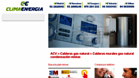 What Climaenergia.com website looked like in 2017 (6 years ago)