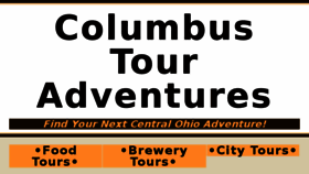 What Columbusadventures.com website looked like in 2017 (6 years ago)