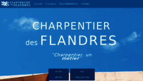 What Charpentier-des-flandres.com website looked like in 2017 (6 years ago)
