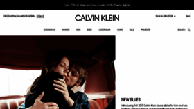 What Calvinklein.co.uk website looked like in 2017 (6 years ago)