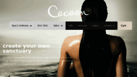 What Cocoonspa.com.au website looked like in 2017 (6 years ago)