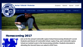 What Centrevillelayton.org website looked like in 2017 (6 years ago)